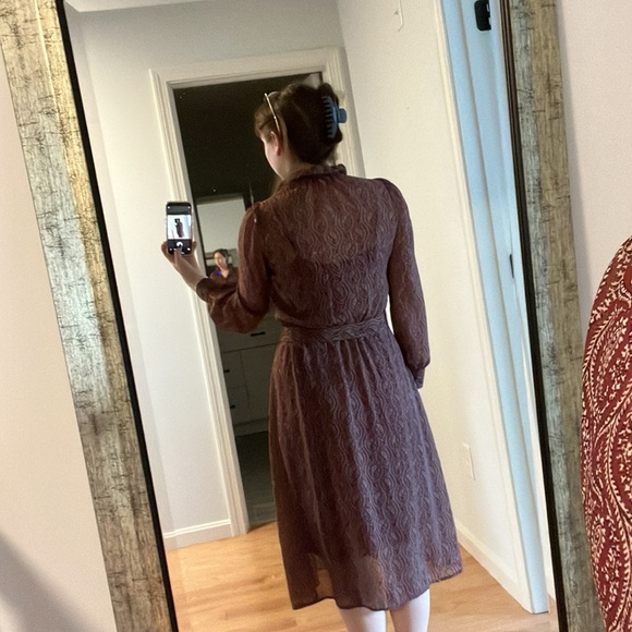 Banana Republic Belted Paisley Dress - Picture 2 of 7